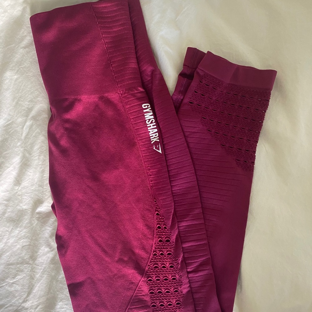 Gymshark Seamless Leggings - Beet Medium
